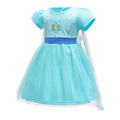 Green Princess Dress Up Clothes for Toddler Girls 2-3T - Formal Tulle Costume with Cape