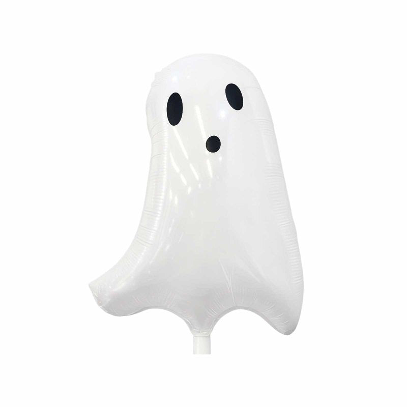 Halloween Ghost Balloons Set of 50 - White Latex Party Decorations for Spooky Celebrations