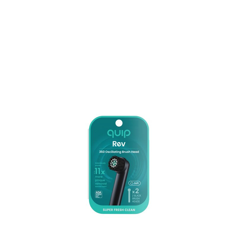 Oscillating Electric Toothbrush Replacement Heads, Adult Compact, 2 Pack