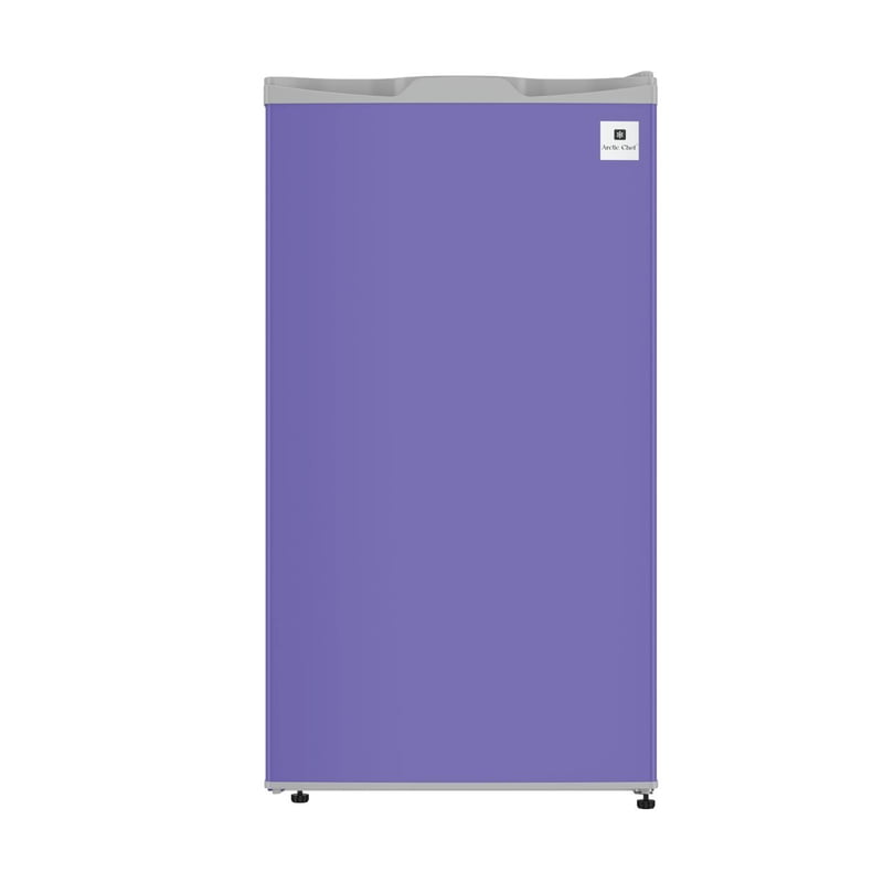 Compact 3.2 Cu. ft. Refrigerator with Chiller Freezer - Purple