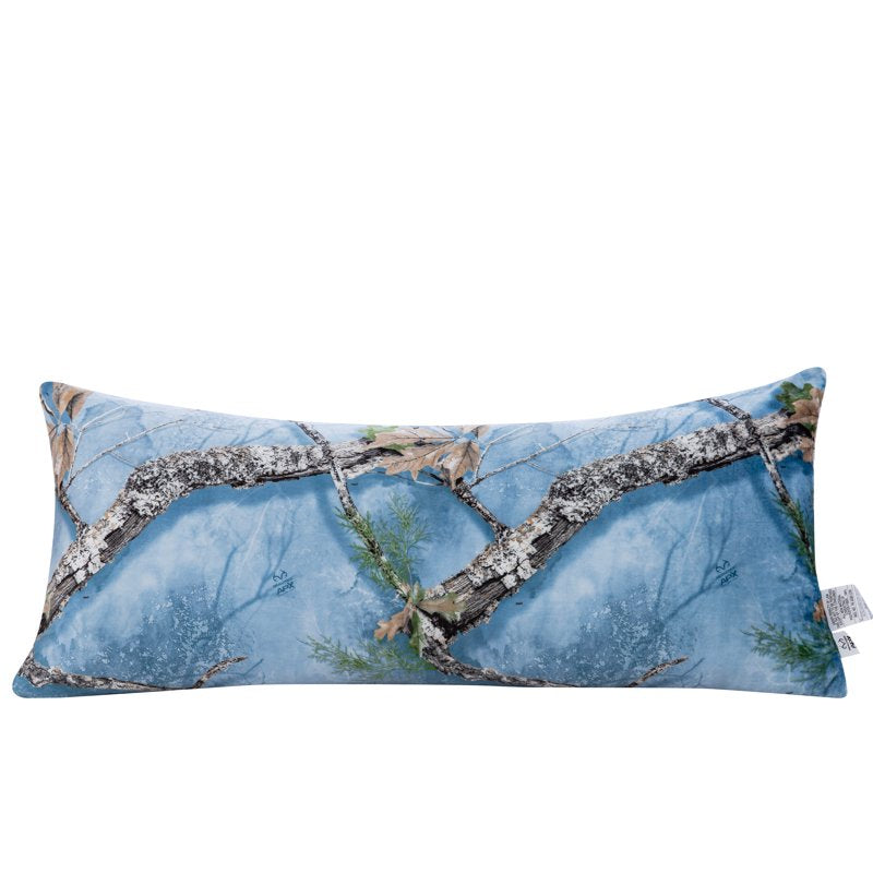 Realtree Niagra Mist 20 x 48 Body Pillow - Camouflage Rustic Decor
