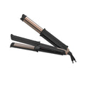 2-in-1 Multi Styler Curling Iron & Hair Straightener - Black Gold