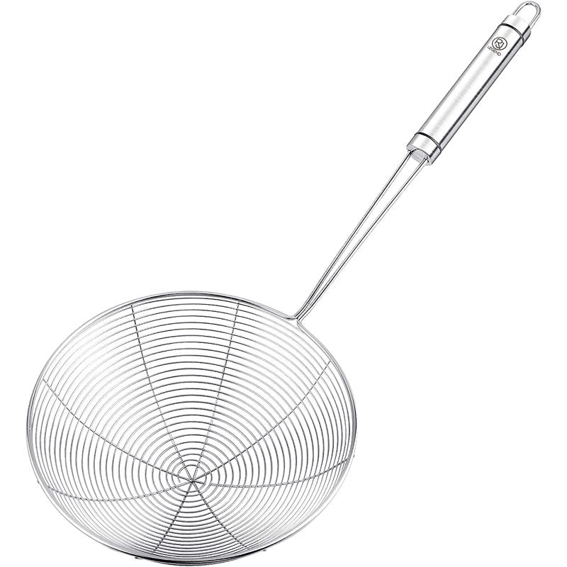 Stainless Steel Spider Strainer with Handle - 304 Kitchen Tool