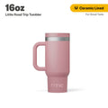 16 oz Ceramic Lined Tumbler with Leak-Proof Straw Lid - Dusty Rose