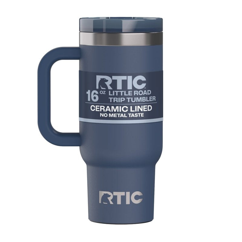 16 oz Leak-Proof Ceramic Lined Road Trip Tumbler - Navy