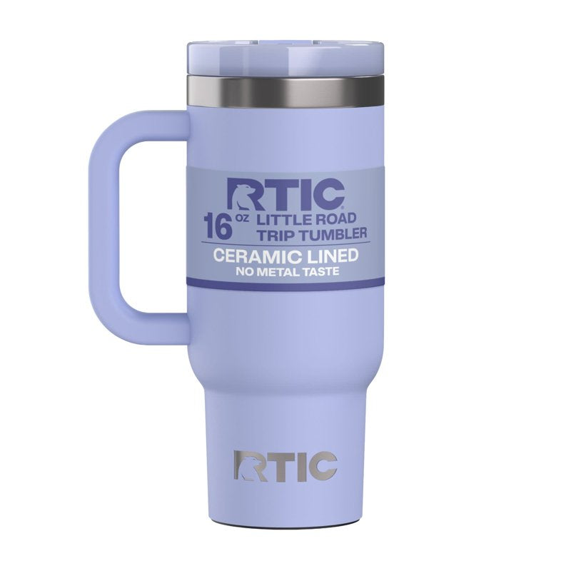 16 oz Ceramic Lined Road Trip Tumbler with Straw Lid - Periwinkle