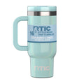 16 oz Leak-Proof Ceramic Lined Tumbler with Straw - Ice Glitter