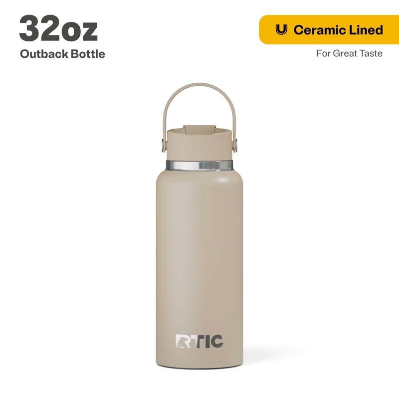 32 oz Insulated Outback Water Bottle - Beach - Leak Resistant