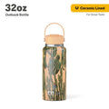 Insulated Outback Water Bottle - 32 oz Ceramic Lined - Desert Cactus
