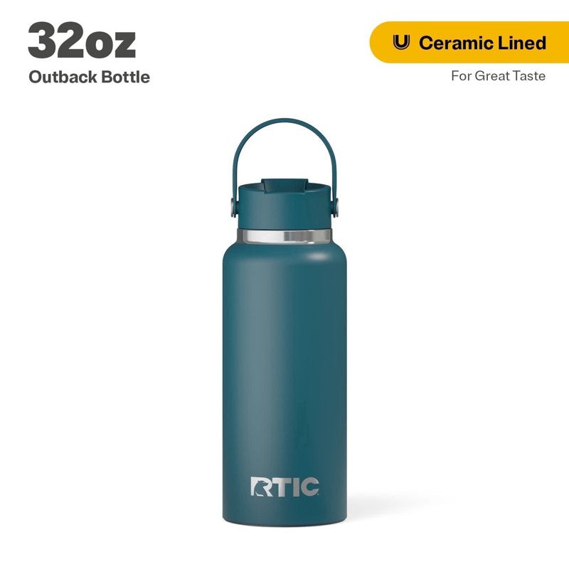 32 oz Insulated Outback Water Bottle - Marine, Ceramic Lined