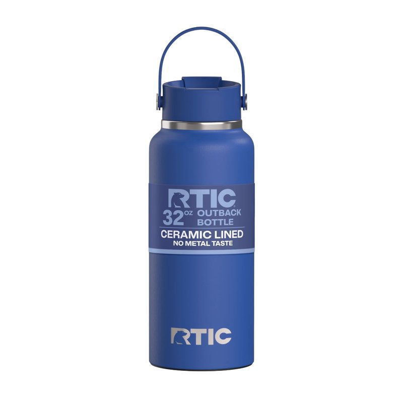 32 oz Insulated Outback Water Bottle - Ceramic Lined, Cobalt