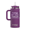 64 oz Ceramic Lined Road Trip Tumbler with Handle & Straw Lid - Berry Jam