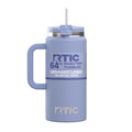 64 oz Ceramic Lined Road Trip Tumbler with Handle & Straw Lid - Periwinkle