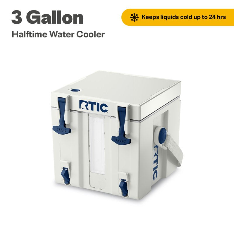 3 Gallon Water Cooler - RTIC Halftime - Cool Grey & Navy