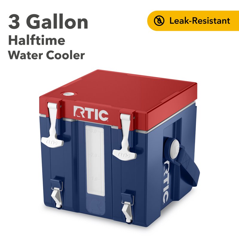 3 Gallon Water Cooler - RTIC Halftime Hydration - Patriot