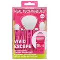 5-Piece Travel Makeup Brush Set with Mirror Case