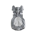 Gray Elephant Baby Romper for 3-6 Months - Toddler Halloween Costume
