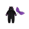 Toddler Bat Costume Kids Halloween Cosplay Jumpsuit Black 2-3 Years