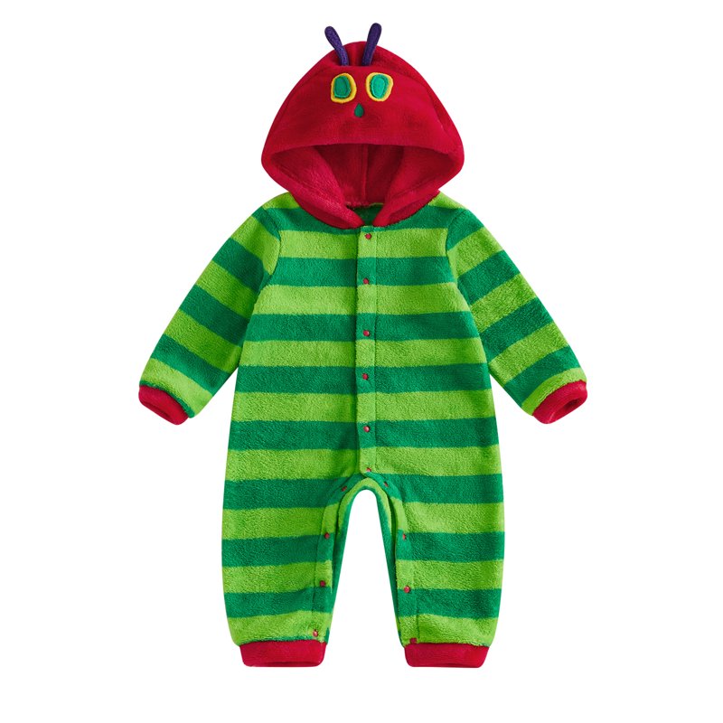 Toddler Baby Caterpillar Costume Jumpsuit Green 0-6 Months Halloween Unisex