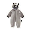 Gray Raccoon Toddler Halloween Costume Jumpsuit - 18-24 Months Fleece Romper