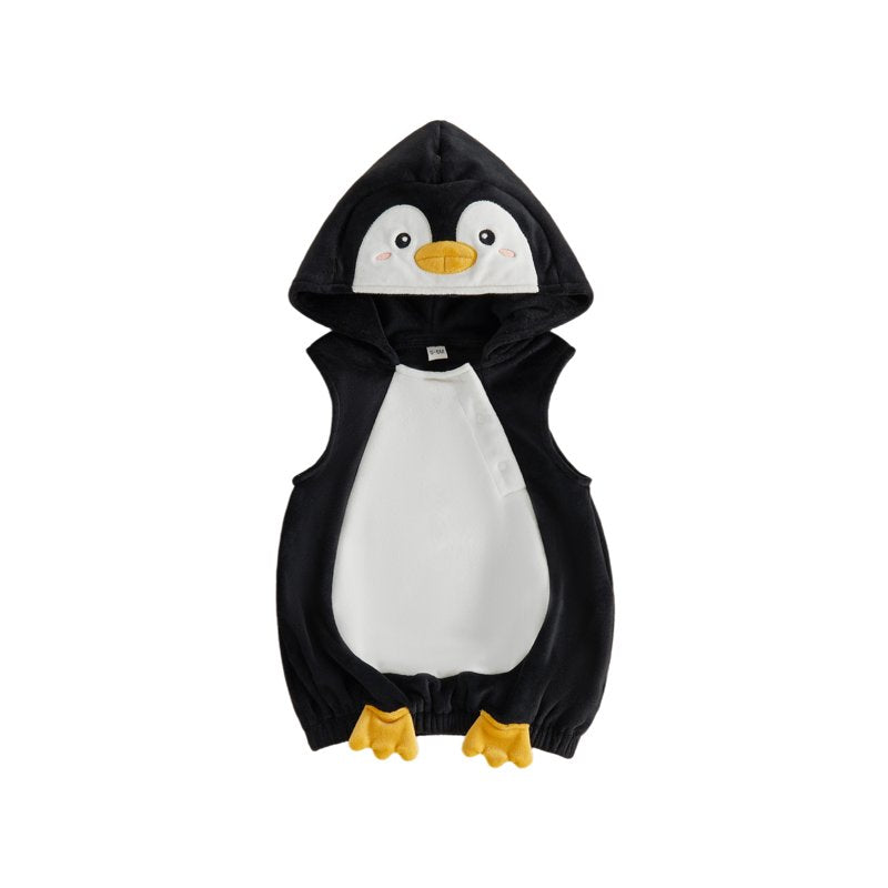 Black Penguin Toddler Baby Costume - 6-12 Months Infant Halloween Animal Outfit