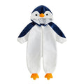 Toddler Baby Penguin Costume for 6-9 Months Blue White Plush Jumpsuit Halloween Outfit Variation of THIS listing