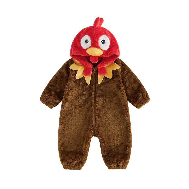 Toddler Baby Turkey Costume for Girls and Boys - Yellow 2-3 Years