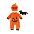 Toddler Baby Pumpkin Costume Set - Orange 18-24 Months Halloween Romper Hat Collar