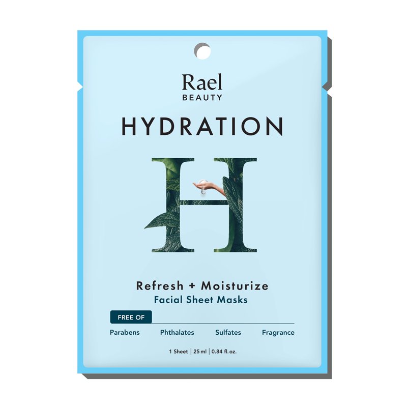 Hydrating Bamboo Facial Sheet Mask for Dry Skin - Vegan & Fragrance-Free