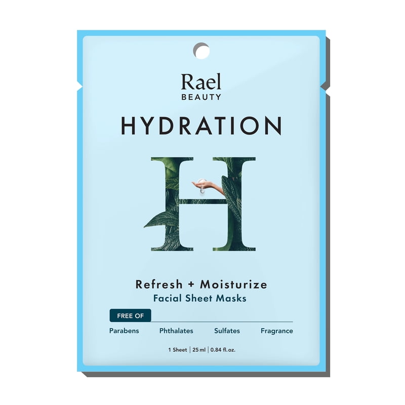 Hydrating Bamboo Facial Sheet Mask for Dry Skin - Vegan & Fragrance-Free
