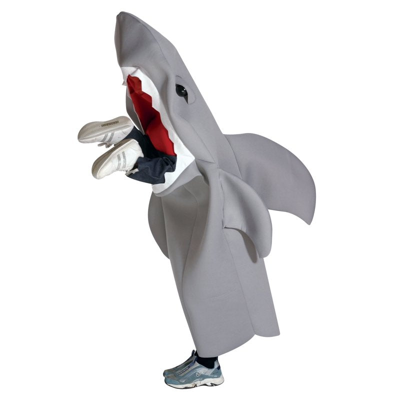 Kids Shark Costume with Kicking Legs - Child Size 7-10 for Halloween & Parties