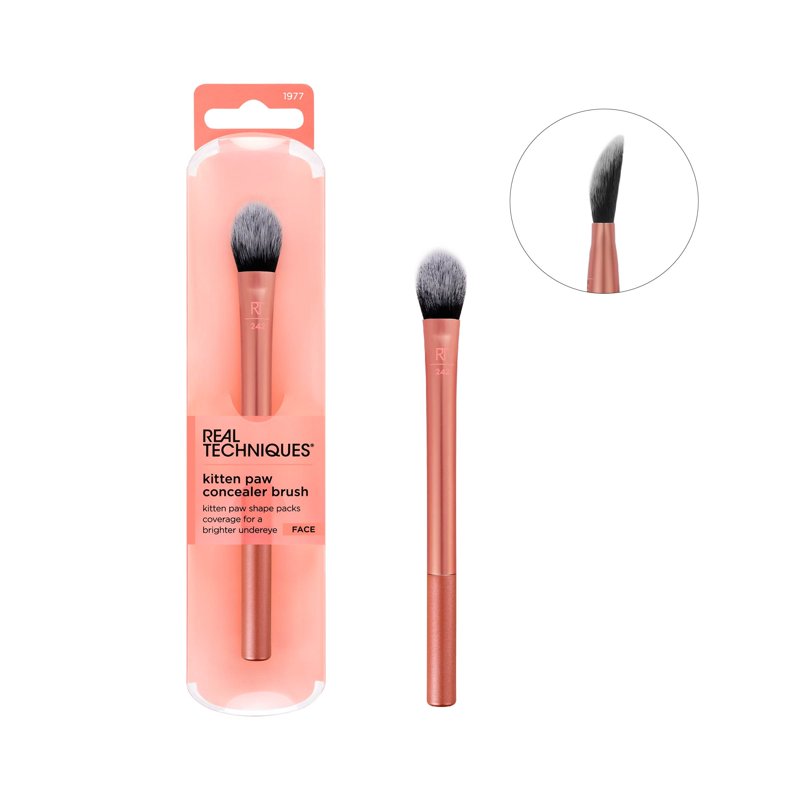 Brightening Concealer Makeup Brush - Kitten Paw Shape for Under Eye