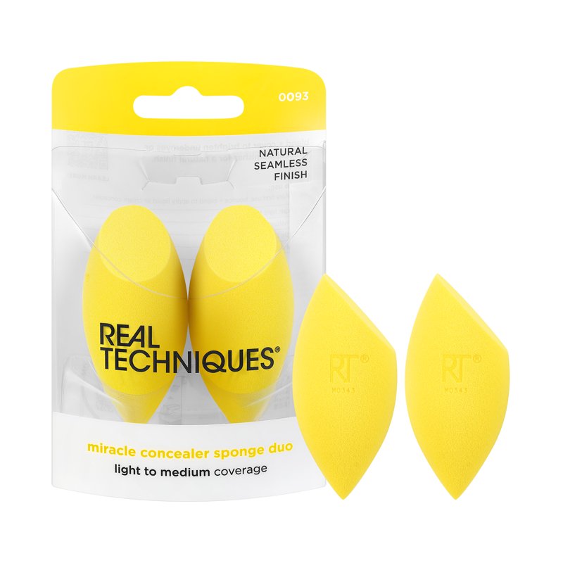 Miracle Concealer Sponge Duo - Precision Makeup Sponges, 2 Count