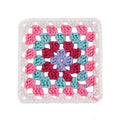 Red Heart Granny Square Yarn 250g Soft White Pink Punch - Crochet Kit