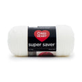 Red Heart Super Saver Acrylic Yarn - Soft White, 4 Medium Weight, 7oz