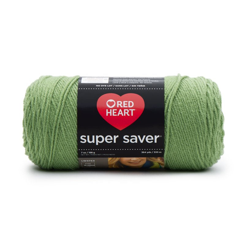 Red Heart Super Saver Worsted Acrylic Yarn Tealleaf - 7oz/198g, 364yd, Variation of Single
