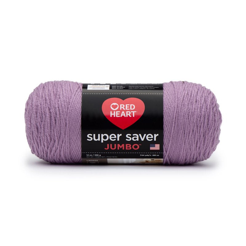 Jumbo Acrylic Yarn - Medium Weight, Orchid, 14oz/396g, 744 Yards - Variation Orchid, Single