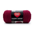 Red Heart Super Saver Worsted Acrylic Yarn Burgundy - 7oz/198g, 364yd, Variation of Burgundy, Single