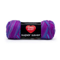 Red Heart Super Saver Worsted Acrylic Yarn - Grape Fizz, 5oz / 142g, 236yd, Variant Grape Fizz
