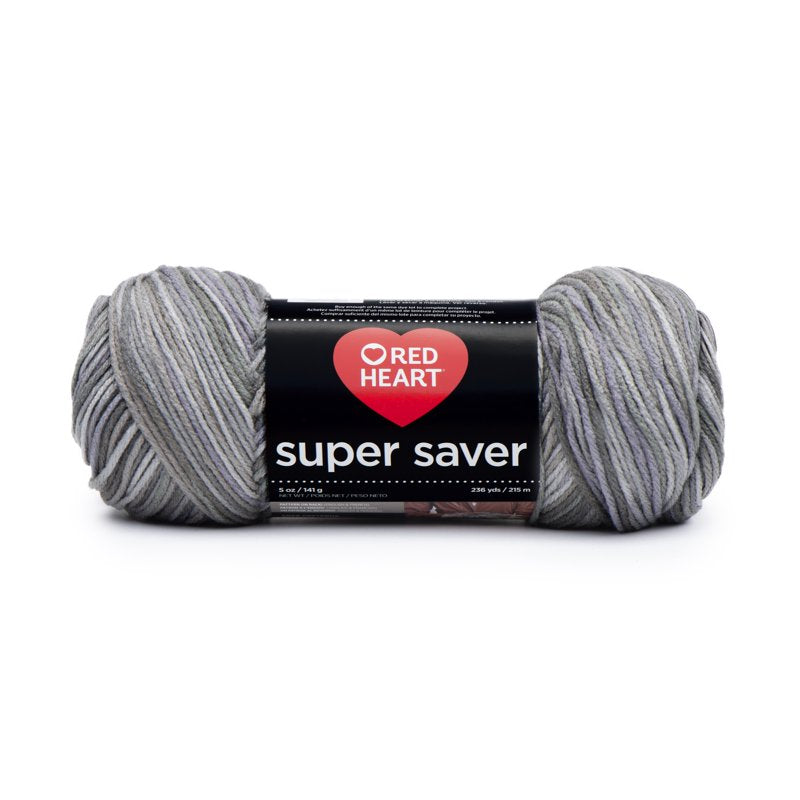 Red Heart Super Saver Worsted Acrylic Yarn - Dove, Single, 5oz/142g, 236yd