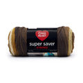 Red Heart Super Saver Worsted Acrylic Yarn Latte Stripe - 5oz/142g, 236yd, Variation of THIS listing