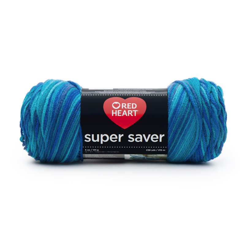 Red Heart Super Saver Worsted Acrylic Yarn - Macaw, 5oz/142g, Single Variation