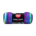 Red Heart Super Saver Worsted Acrylic Yarn - Parrot Stripe, 5oz/142g, 236yd - Variation of Parrot