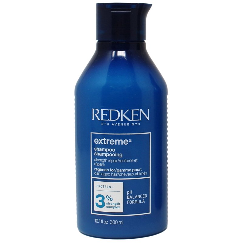 Strengthening Shampoo for Damaged Hair - Protein-Rich Repair Formula 10.1 oz