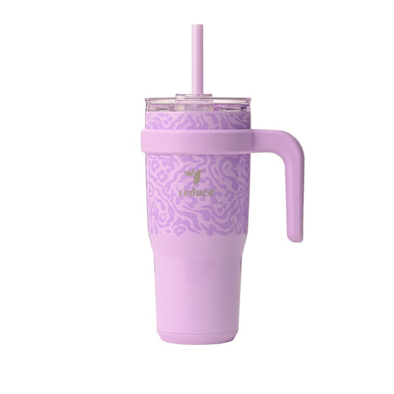 24oz Insulated Stainless Steel Tumbler with Straw - Lavender