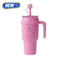 40oz Cold1 Travel Mug with Straw & Lid - Rosy Blooms