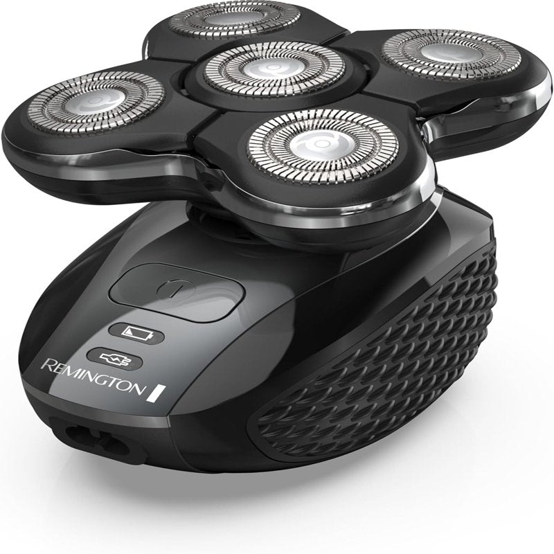 Cordless Electric Head Shaver with 5 Dual Track Heads - Wet & Dry