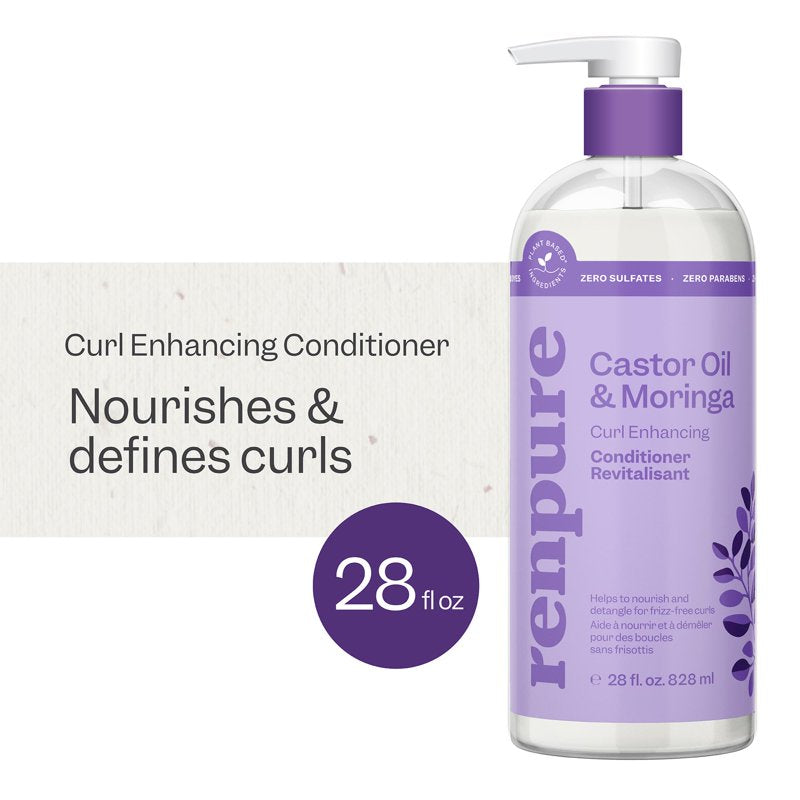Curl Enhancing Conditioner with Castor Oil & Moringa, 28 fl oz
