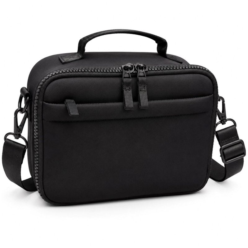 Insulated Neoprene Lunch Bag for Kids & Adults - Black, 1.36 qt