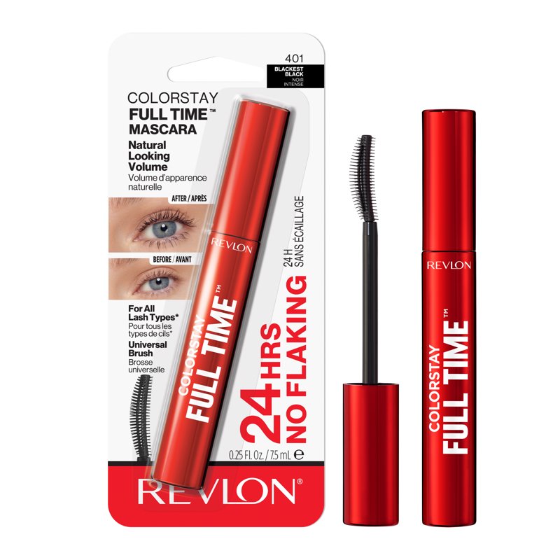 Long-Wear Buildable Volume Mascara - 24HR No-Flake Formula